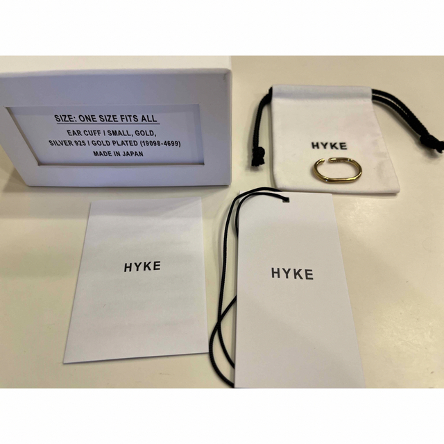 HYKE(ハイク)の専用　　箱無し　HYKE ハイク　イヤーカフ　GOLD レディースのアクセサリー(イヤーカフ)の商品写真