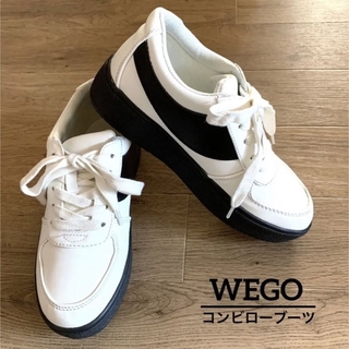 ウィゴー(WEGO)の送料込の為お値下げ不可／レディース  ローブーツ  Mサイズ 23.5cm(ブーツ)