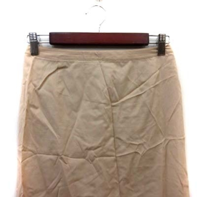 NATURAL BEAUTY(ナチュラルビューティー)のナチュラルビューティー タイトスカート ミモレ ロング ウール S ベージュ レディースのスカート(ロングスカート)の商品写真