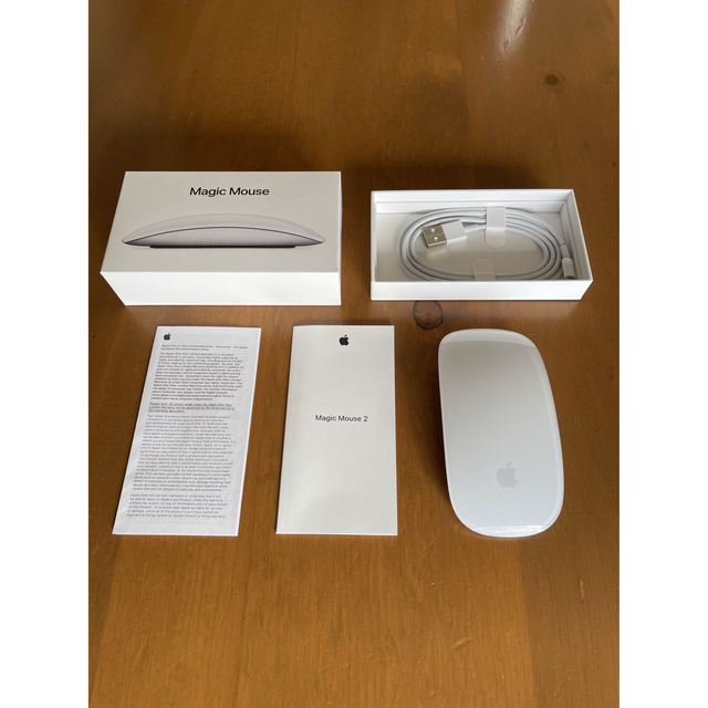 Apple(アップル)の【shelly様専用】【 Apple】Magic Mouse 2 マウスホワイト スマホ/家電/カメラのPC/タブレット(PC周辺機器)の商品写真