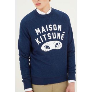 メゾンキツネ(MAISON KITSUNE')のMAISON KITSUNE INDIGO FOX EYES メゾンキツネ(スウェット)