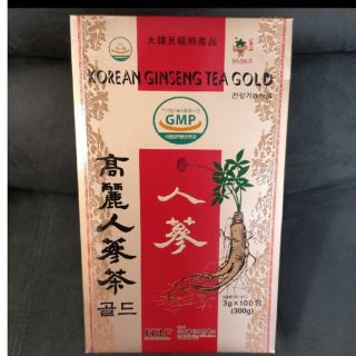 韓国　高麗人参茶　GOLD 3g✕100包(健康茶)