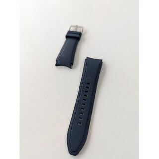サムスン(SAMSUNG)のGalaxy Watch4 Hybrid Leather Band/ネイビー(レザーベルト)