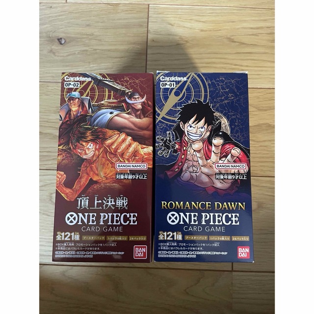 ONE PIECE(ワンピース)の頂上決戦1BOX、ROMANCE DAWN 1BOX エンタメ/ホビーのトレーディングカード(Box/デッキ/パック)の商品写真