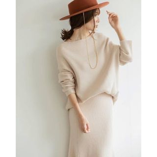 noble 中村麻美コラボ ニットセットアップ IVORY