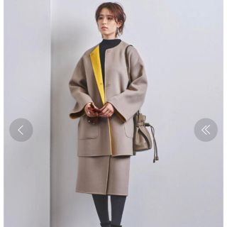 ユナイテッドアローズ(UNITED ARROWS)の人気　ユナイテッドアローズ　リバーシブルコート　(ガウンコート)