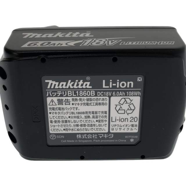 Makita(マキタ)の□□MAKITA マキタ 電動工具 バッテリー 18V BL1860B インテリア/住まい/日用品の文房具(その他)の商品写真