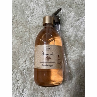 サボン(SABON)のサボン　シャワーオイル　ポンプ付き　ラベンダーアップル　500ml(ボディソープ/石鹸)