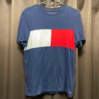 トミーヒルフィガー(TOMMY HILFIGER)のTOMMY HILFIGER Tシャツ フラッグ トリコロール M S 紺(Tシャツ/カットソー(半袖/袖なし))