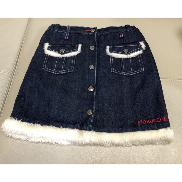 Fiorucci(フィオルッチ)の専用です。FIORUCCI フィオルッチ 可愛い冬デニムスカート  150 キッズ/ベビー/マタニティのキッズ服女の子用(90cm~)(スカート)の商品写真