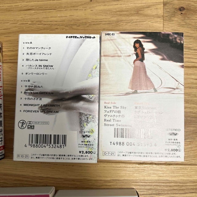 芳本美代子　カセットテープ5本セット エンタメ/ホビーのタレントグッズ(アイドルグッズ)の商品写真