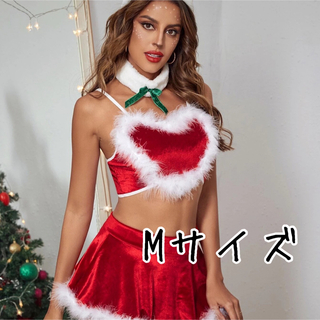 クリスマス　サンタ　コスプレ　衣装　ミニスカート　セットアップ　パーティー　冬(コスプレ)