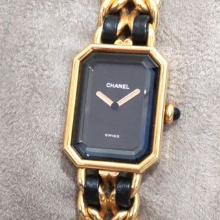 シャネル(CHANEL)の正規品鑑定済　シャネル　プルミエール　腕時計　電池切れ　Mサイズ　JJ30(腕時計)
