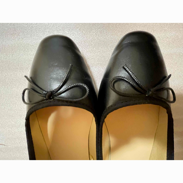 【ヒラキ】ふわりっと レディースリボンバレエシューズ　22.5cm レディースの靴/シューズ(バレエシューズ)の商品写真