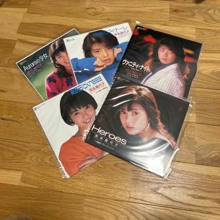 芳本美代子　シングルレコード5枚セット(ポップス/ロック(邦楽))