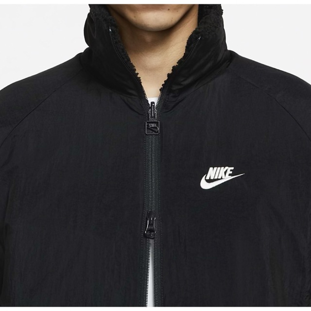 NIKE(ナイキ)のナイキ　NIKE ビッグスウッシュ ボアジャケット　リバーシブル　XL  新品 メンズのジャケット/アウター(ブルゾン)の商品写真