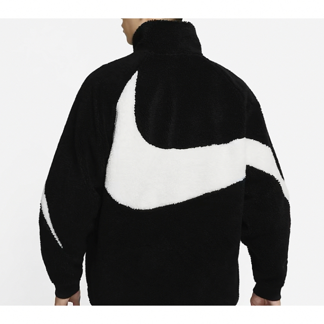 NIKE(ナイキ)のナイキ　NIKE ビッグスウッシュ ボアジャケット　リバーシブル　XL  新品 メンズのジャケット/アウター(ブルゾン)の商品写真