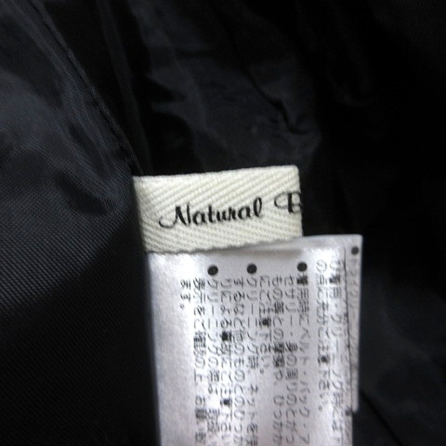 NATURAL BEAUTY BASIC(ナチュラルビューティーベーシック)のナチュラルビューティーベーシック スカート フレア ミニ 総柄 M 黒  レディースのスカート(ミニスカート)の商品写真