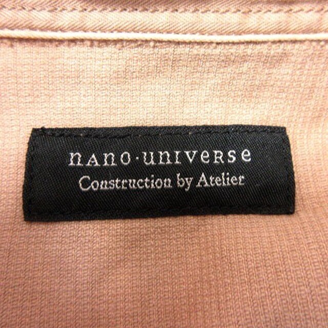 nano・universe(ナノユニバース)のナノユニバース シャツ コーデュロイ 長袖 L 茶 ブラウン /RT レディースのトップス(シャツ/ブラウス(長袖/七分))の商品写真