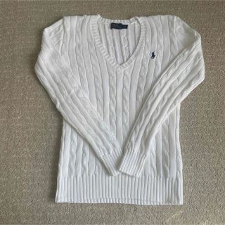 ポロラルフローレン(POLO RALPH LAUREN)のポロラルフローレン コットンセーター Vネックセーター(ニット/セーター)