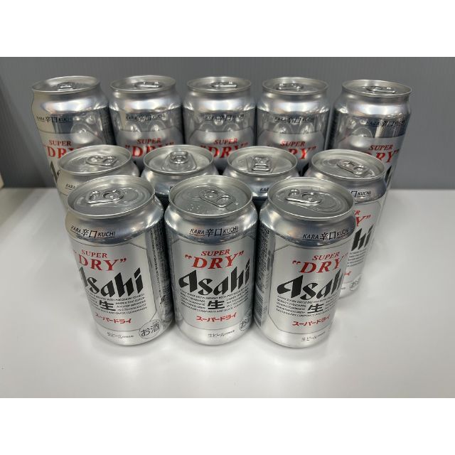 アサヒ(アサヒ)の☆アサヒスーパードライ☆　500ml×5本＆350ml×7本　送料込み♪ 食品/飲料/酒の酒(ビール)の商品写真