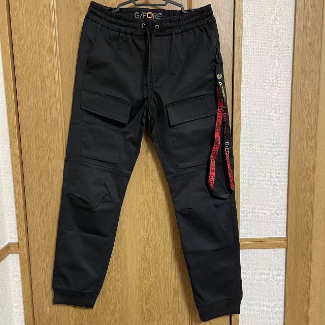 ジーフォア G/FORE ゴルフパンツ メンズフMサイズ ブラック ゴルフ