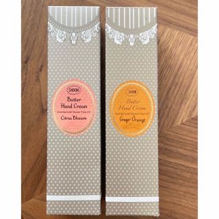 サボン(SABON)のSABON サボン　バターハンドクリーム（新品未使用）2本セット(ハンドクリーム)