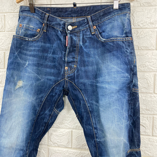 美品　Dsquared2 tidybiker jean 48 ディースクエアード