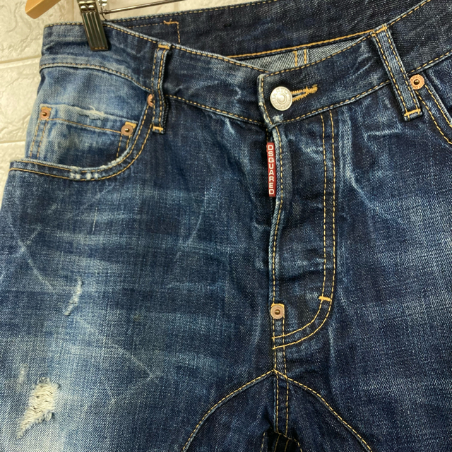 美品　Dsquared2 tidybiker jean 48 ディースクエアード