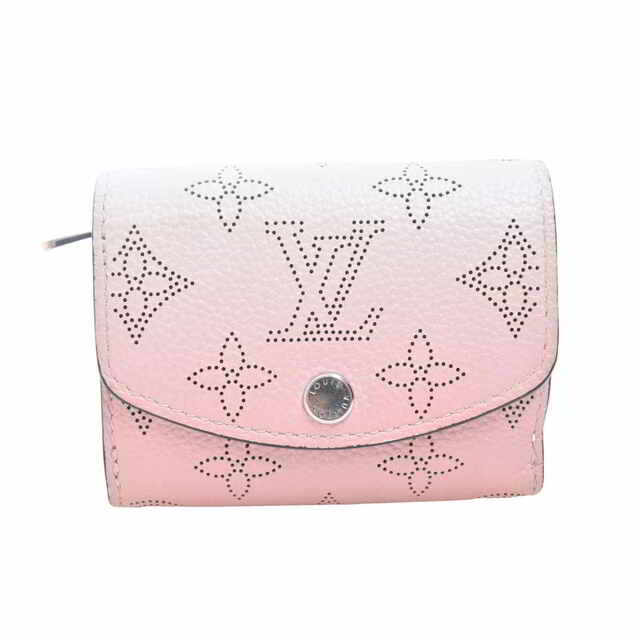 【中古】 LOUIS VUITTON ルイヴィトン マヒナ ポルトフォイユイリスXS 三つ折り コンパクト財布 ピンク 【ブランド】 | フリマアプリ  ラクマ