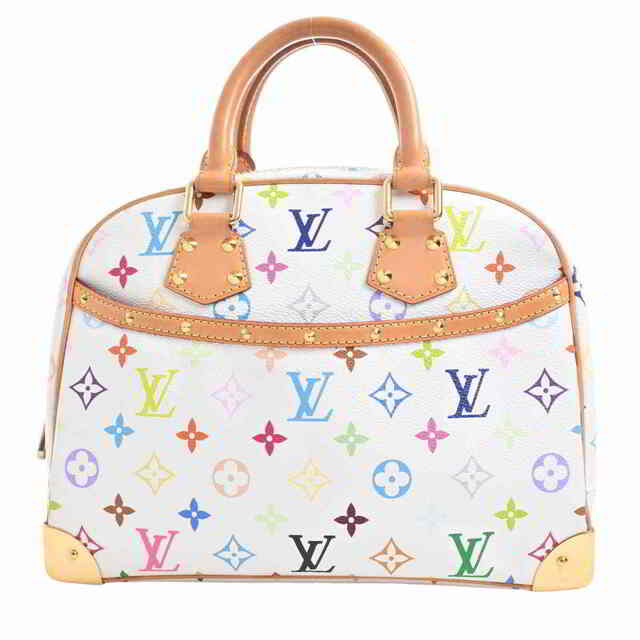 LOUIS VUITTON ルイヴィトン マルチ トゥルービル ハンドバッグ ホワイト/マルチカラー PVC 【ブランド】