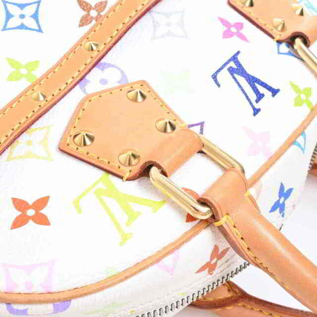 LOUIS VUITTON ルイヴィトン マルチ トゥルービル ハンドバッグ ホワイト/マルチカラー PVC 【ブランド】