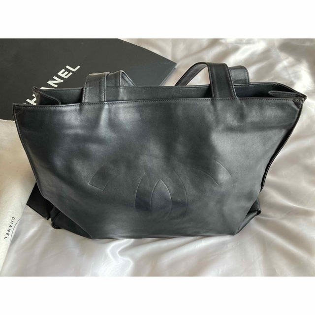 在庫限り】 CHANEL - シャネル CHANEL ココ型押し オールブラック
