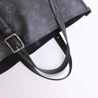 【中古】 LOUIS VUITTON ルイヴィトン エクリプス アポロ 2WAY トートバッグ ブラック PVC 【ブランド】