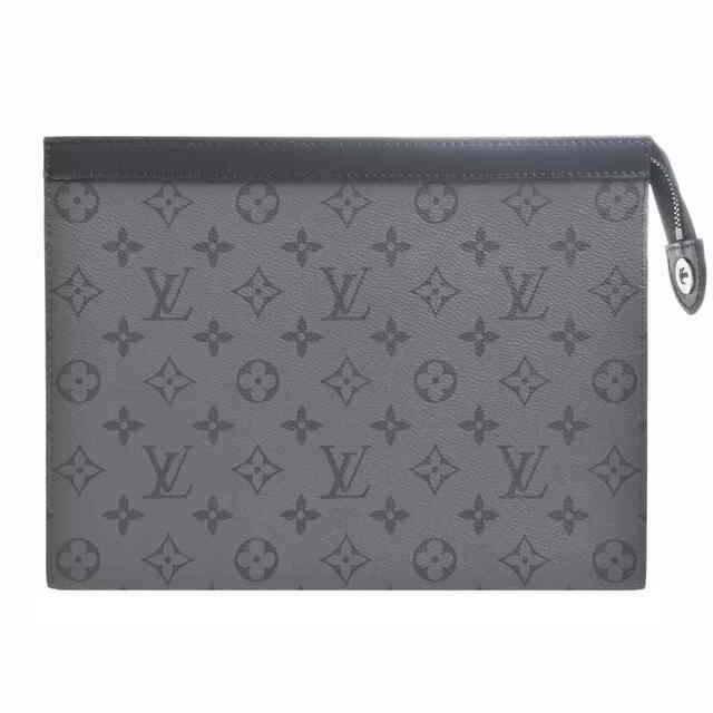 LOUIS VUITTON ルイヴィトン エクリプス リバース ポシェット ヴォワヤージュ クラッチバッグ グレー PVC 【ブランド】