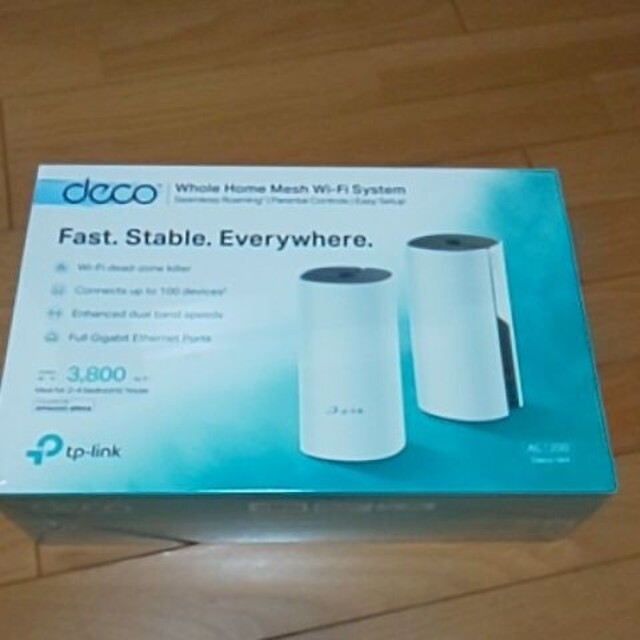 新品、未開封) Deco M4 2ユニット DECO メッシュWi-Fi TP - PC周辺機器