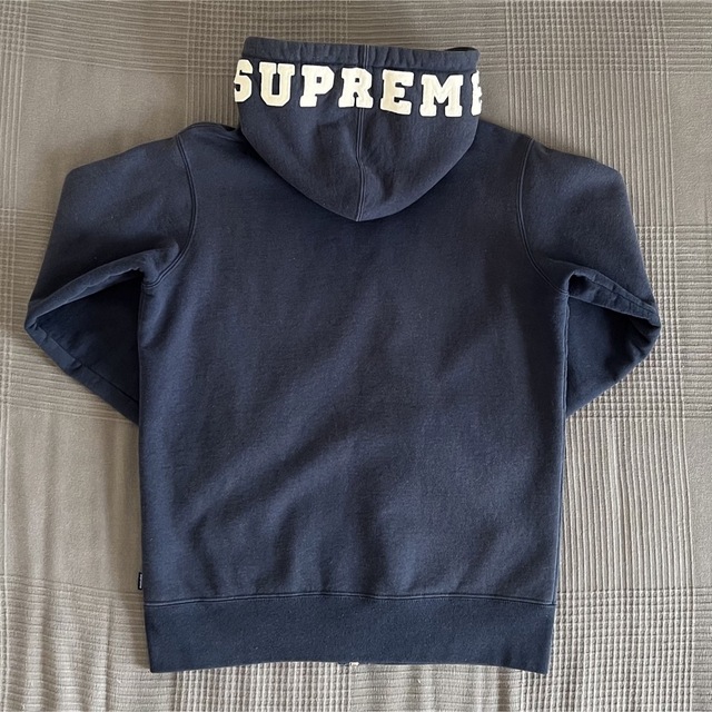 SUPEREME　15AW　フェルト フードロゴ パーカー