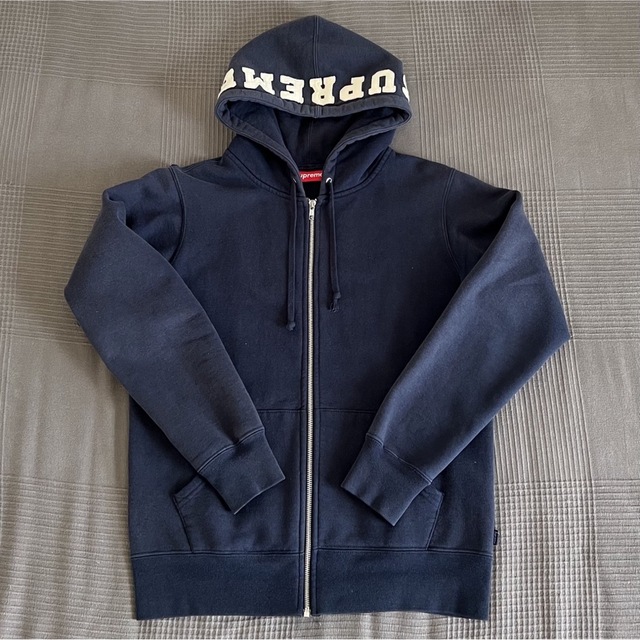 【送料無料】SUPREME 15AW フードロゴジップパーカー