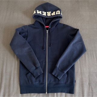 希少　極美品　S　SUPREME　HOODLOGO ZIPUP FOODIE