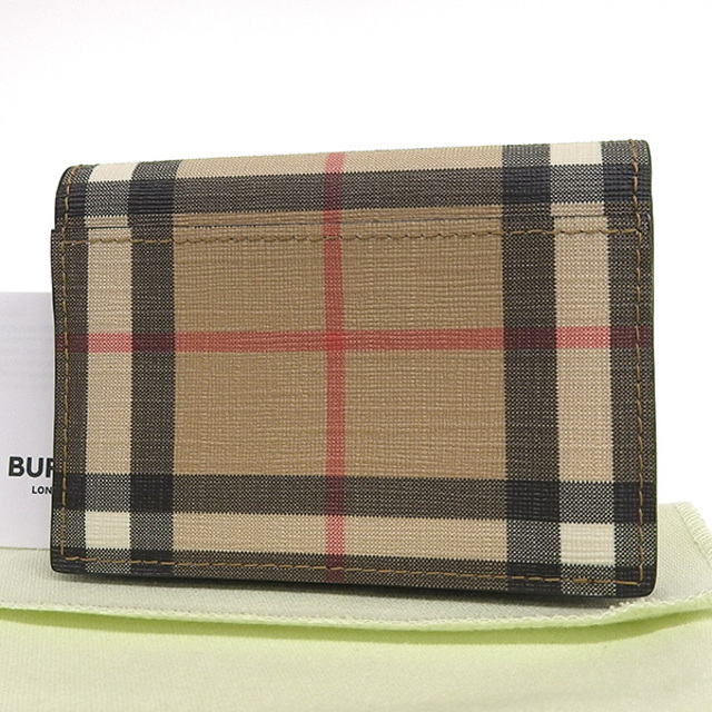 品質は非常に良い グレー BURBERRY 名刺入れ バーバリー ノバチェック