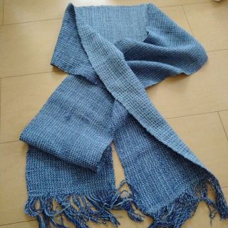 マフラー　手編み　ハンドメイド(マフラー/ストール)