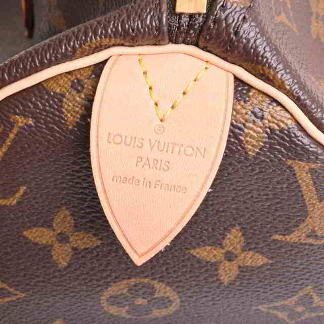 【中古】 LOUIS VUITTON ルイヴィトン モノグラム スピーディ30 ハンドバッグ ミニボストンバッグ ブラウン PVC gy