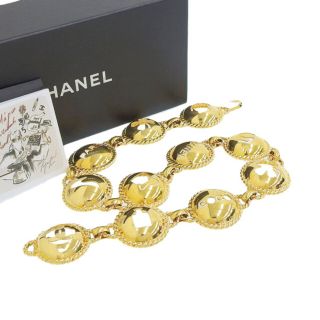 【中古】 CHANEL シャネル アイコンモチーフ チェーン ベルト