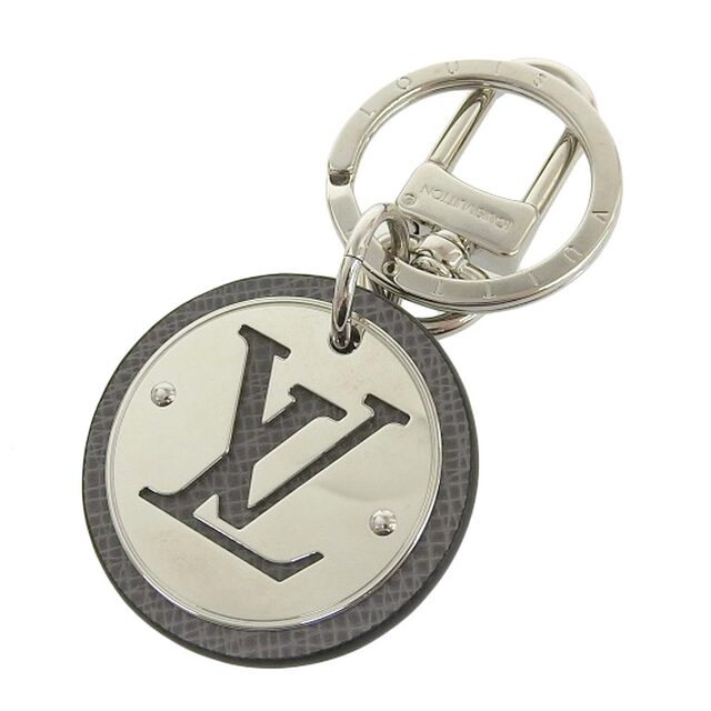 LOUIS VUITTON ルイヴィトン ポルトクレ LVサークル キーリング グレー