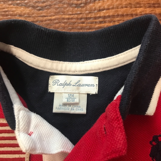 Ralph Lauren(ラルフローレン)のラルフローレン　ポロシャツ　12M 80センチ キッズ/ベビー/マタニティのベビー服(~85cm)(シャツ/カットソー)の商品写真