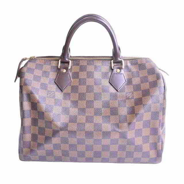 【中古】 LOUIS VUITTON ルイヴィトン ダミエ スピーディ30 ハンドバッグ ミニボストンバッグ ブラウン PVC