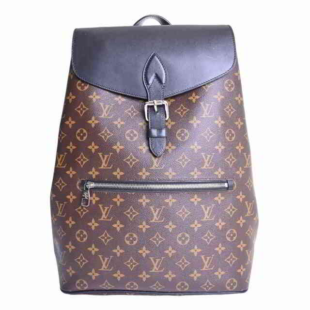 【中古】 LOUIS VUITTON ルイヴィトン モノグラム マカサー パルク リュックサック バックパック ブラウン PVC | フリマアプリ  ラクマ