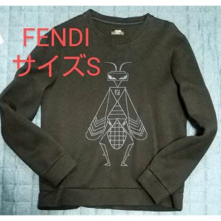 フェンディ(FENDI)の(No.109)FENDI モンスター柄 パーカー トレーナー ブラック(パーカー)