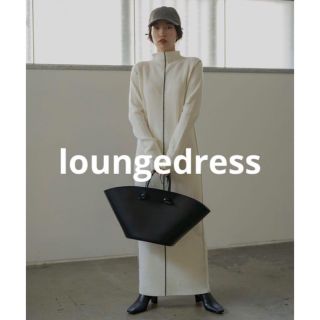 ラウンジドレス(Loungedress)のloungedress ニット ワンピース ロング マキシ リブ センターライン(ロングワンピース/マキシワンピース)