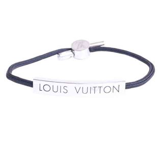 LOUIS VUITTON ルイ ヴィトン  ブラスレ サプル オンザゴー ブレスレット M63663 メタル ナイロン  レッド ブラウン ブラック ライトブルー ネイビー  アクセサリー ファッション 小物 ビトン 【本物保証】